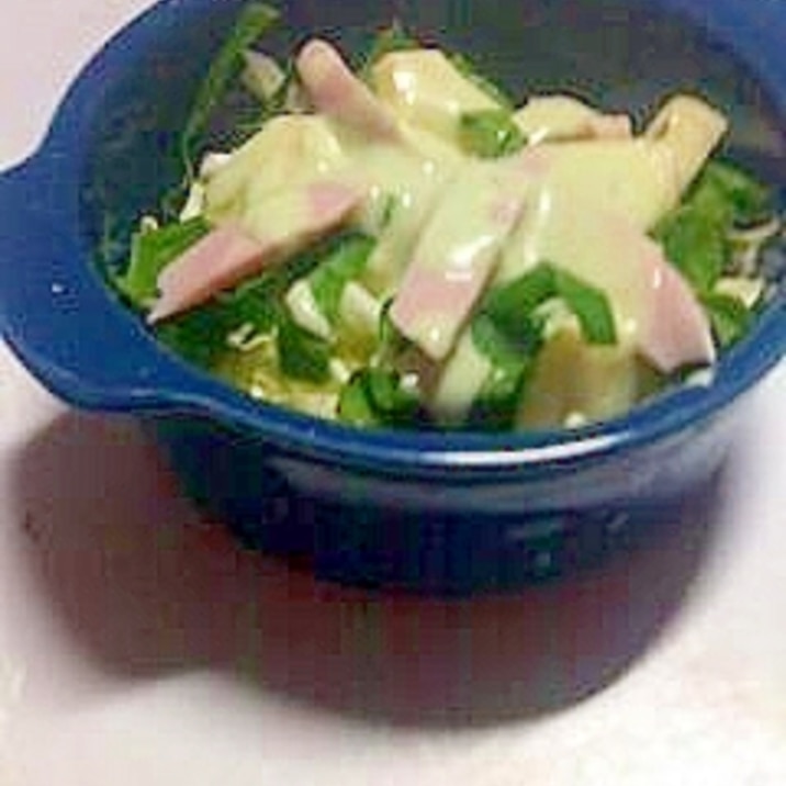 りんご&サラダほうれん草の野菜サラダ
